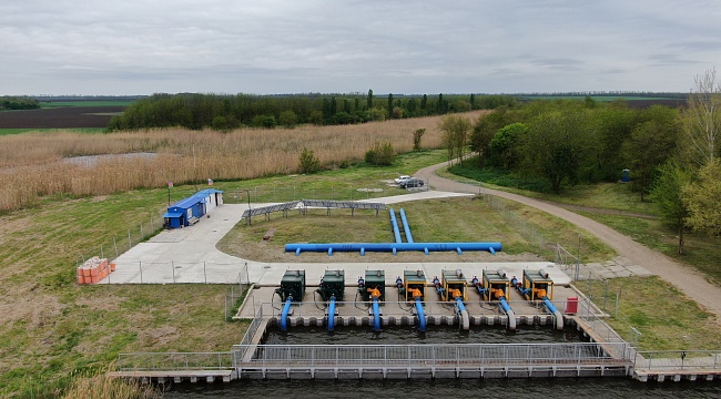Automated complex of seven diesel pumping stations