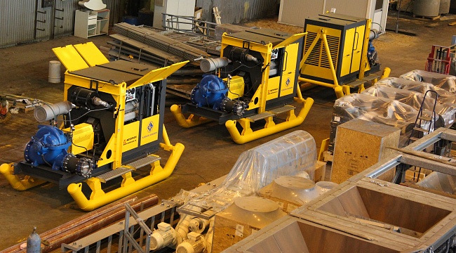 Supply of equipment for a diamond mining company