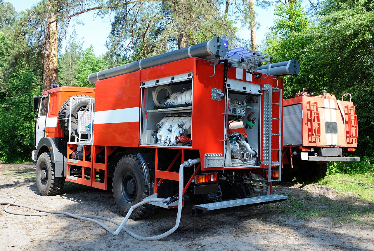 Насосные станции пожаротушения и комплектация пожарных автомобилей
